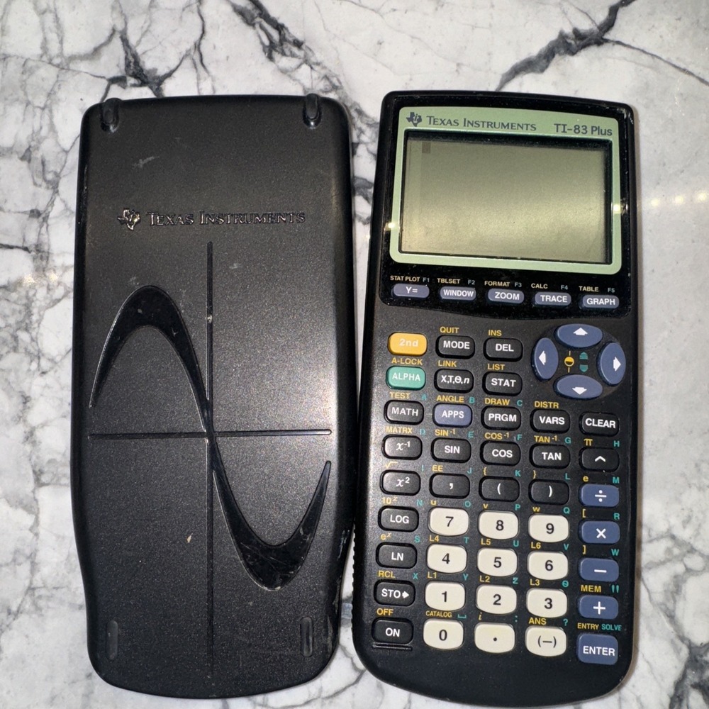 Texas Instruments TI-83 Plus Graphing Calculator - Tested And working